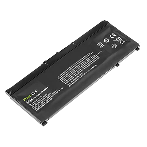 Green Cell Batería para HP Omen 15-CE016NA 15-CE016NF 15-CE016NG 15-CE016NS 15-CE016NW 15-CE017NA 15-CE017NF 15-CE017NS 15-CE018DX 15-CE018NF 15-CE018NG Portátil (3500mAh 15.4V Negro)