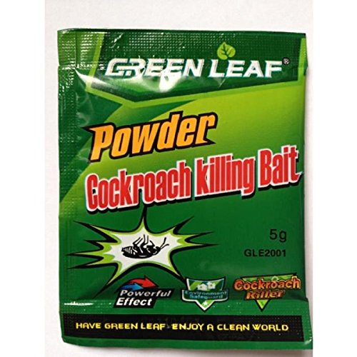 Green Leaf INSECTICIDA DE CUCARACHAS Muy EFICAZ por Ingestion 3 sobres sin caja