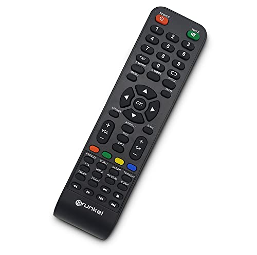 Grunkel - LED-32T2ULTRASLIM - Televisor de 81 centímetros de Pantalla, Panel HD Ready, TDT Alta definición, función Grabador USB-PVR y Auto-Apagado - 32 Pulgadas – Negro