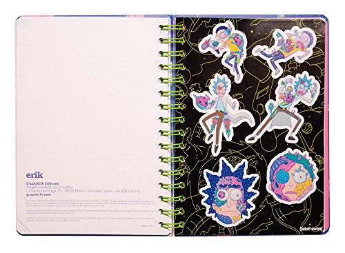 Grupo Erik - Agenda escolar 2020/2021 A5 Semana vista Rick Morty, 12 meses (14,8x21 cm) (ASVA52015)