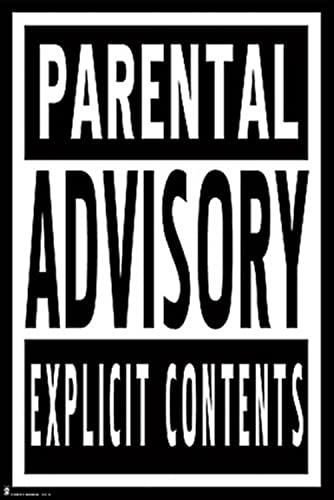 Grupo Erik Editores GPE4148 - Póster Parental Advisory/Vertical, 61 x 91,5 cm - Póster: Parental Advisory