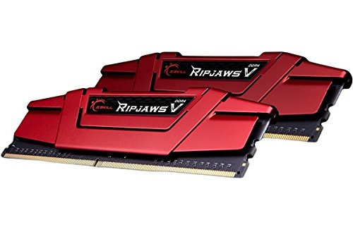G.Skill de 16 GB Kit de DDR4 PC4-24000 3000 MHz Ripjaws V Rojo CL16 Doble Canal (2x8GB) 1.35V