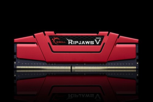 G.SKILL Ripjaws V Serie F4-3000C14D-16GVR 16 GB (8 GB x 2) DDR4 3000 MHz CL14 Kit de Memoria - Blazing Red