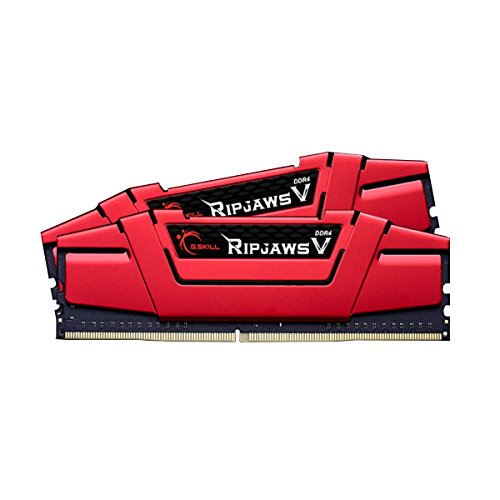 G.SKILL Ripjaws V Serie F4-3000C14D-16GVR 16 GB (8 GB x 2) DDR4 3000 MHz CL14 Kit de Memoria - Blazing Red