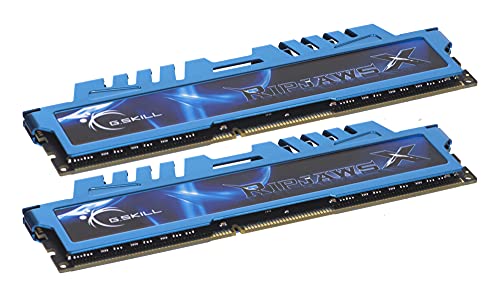G.Skill Ripjaws X - Kit de Memoria RAM de 16 GB (2 x 8 GB DDR3 SDRAM, PC3-12800, 1600 MHz, 1.5 V), Azul