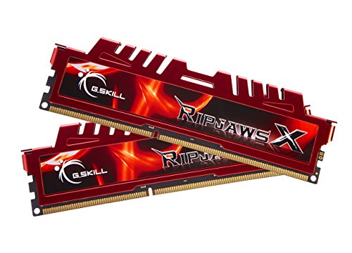 G.Skill RipjawsX F3-12800CL9D-8GBXL - Memoria RAM de 8 GB, DDR3 para Intel y AMD (PC12800, 1600 MHz) - 2 x 4 GB
