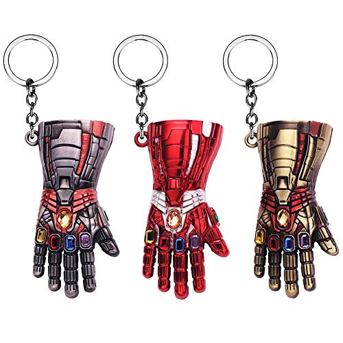 Guante de Llavero LLMZ 3 pcs Mini Llavero De Metal Accesorios Clave Llavero Creativo Deportes Llavero Se Utiliza Para Decorar Los Bolsillos De Las Bolsas De Accesorios