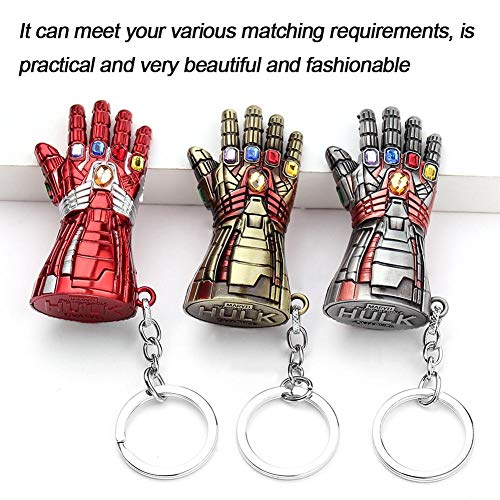 Guante de Llavero LLMZ 3 pcs Mini Llavero De Metal Accesorios Clave Llavero Creativo Deportes Llavero Se Utiliza Para Decorar Los Bolsillos De Las Bolsas De Accesorios