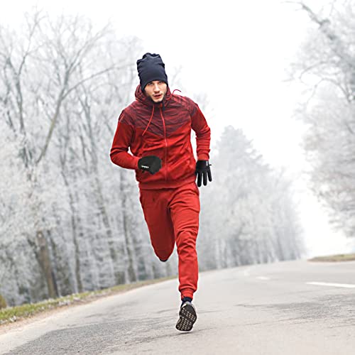 Guantes de Ciclismo de Invierno, Guantes Deporte Invierno para Hombres Mujer, Pantalla Táctil, Antideslizante, Impermeables, A Prueba de Viento, Ideal para Aire Libre Bicicleta, Senderismo, Viajes.