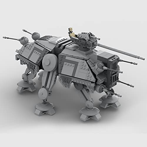 GUDA Técnica Star Wars - Maqueta de tropas imperiales (1267 piezas, AT-TE MOC-87375) Interstellar Ejército de transporte de tropas, compatible con Lego Star Wars