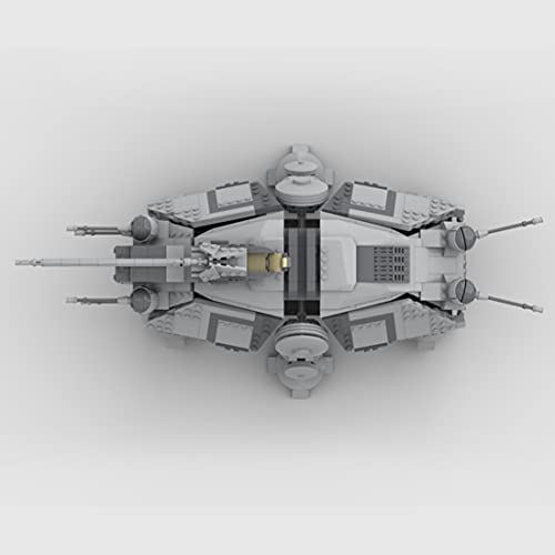 GUDA Técnica Star Wars - Maqueta de tropas imperiales (1267 piezas, AT-TE MOC-87375) Interstellar Ejército de transporte de tropas, compatible con Lego Star Wars