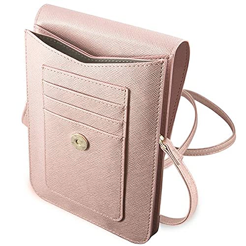 Guess GUWBRSAVSPI Saffiano Script - Funda para móvil, Color Rosa