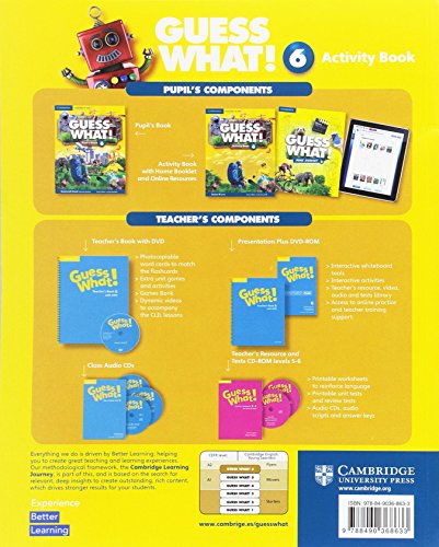 Guess What Special Edition for Spain Level 6 Activity Book with Guess What You Can Do at Home & Online Interactive Activities - Pack de 3 libros - 9788490361122