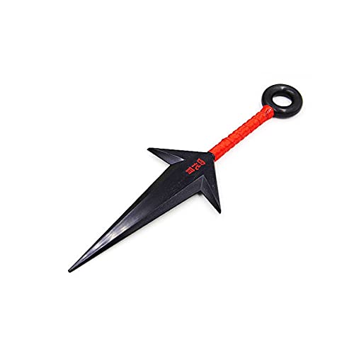GUGUBU Naruto Shippuden Minato Namikaze Yondaime 4th Hokage Cosplay de plástico rojo Kunai Leaf Diadema Set
