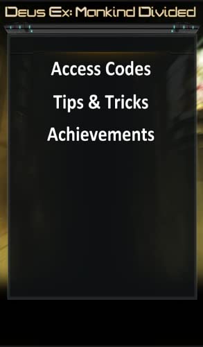 Guide Deus Ex Mankind Divided