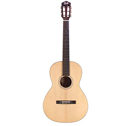 Guild Guitars P-240 12-Fret Parlor Memoir Guitarra acústica, natural, tapa sólida, colección Westerly
