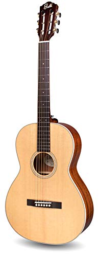 Guild Guitars P-240 12-Fret Parlor Memoir Guitarra acústica, natural, tapa sólida, colección Westerly