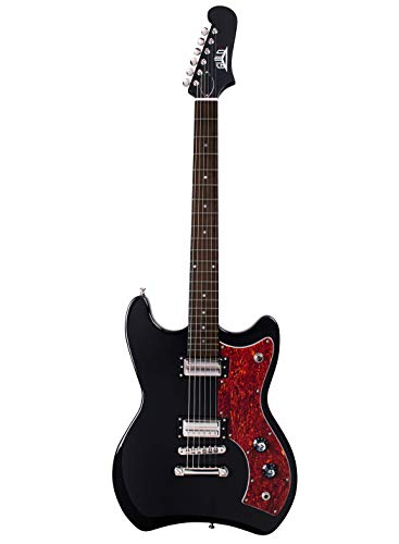 GUILD Newark St. Collection - Guitarra eléctrica de cuerpo sólido (6 cuerdas), color negro (Jetstar