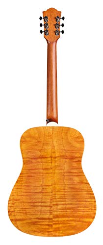 GUILD Westerly Collection Guitarra acústica de 6 cuerdas, derecha, satén natural (D-240E)