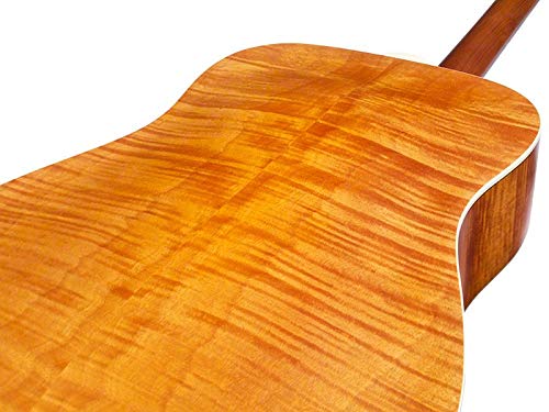 GUILD Westerly Collection Guitarra acústica de 6 cuerdas, derecha, satén natural (D-240E)