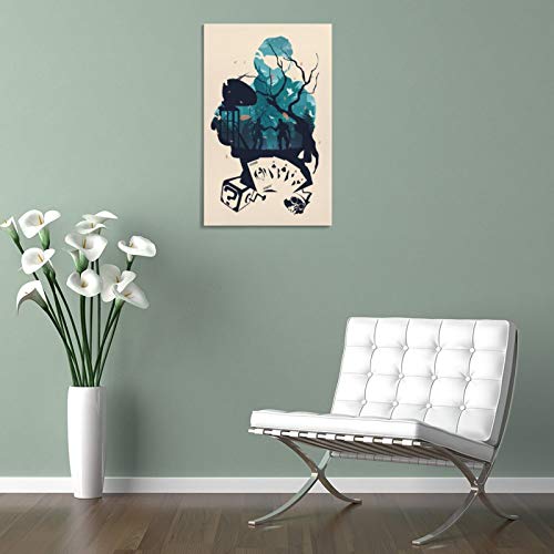 GUKEY Póster de arte abstracto de Mirage Apex Legends y arte de pared, impresión moderna, para decoración de dormitorio familiar, 20 x 30 cm