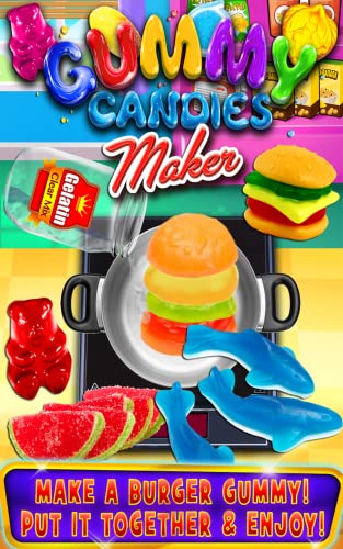 Gummy Candy Maker - Cooking Games & Kids Chocolate Desserts FREE!
