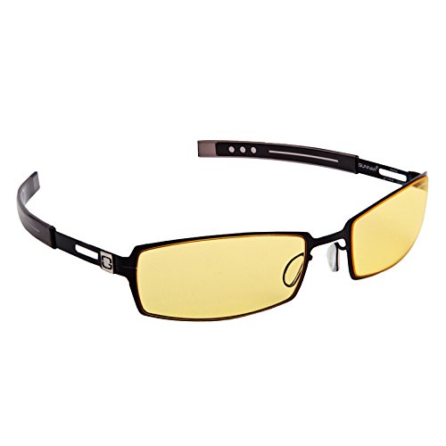 Gunnar PPK Z Gloss Onyx - Gafas para PC y videoconsola (antirreflectantes), Color Negro