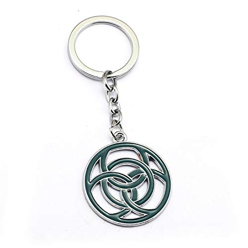 guodong Horizon Zero Dawn Llavero Ps4 Games Metal Logo Colgante llaveros Hombres Coche Mujer Bolso Llavero Chaveiro Juego joyería