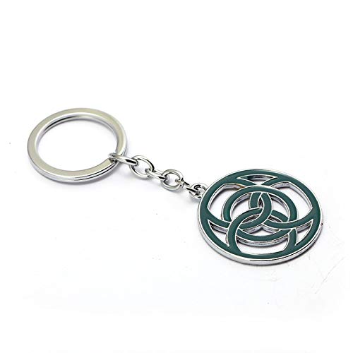 guodong Horizon Zero Dawn Llavero Ps4 Games Metal Logo Colgante llaveros Hombres Coche Mujer Bolso Llavero Chaveiro Juego joyería