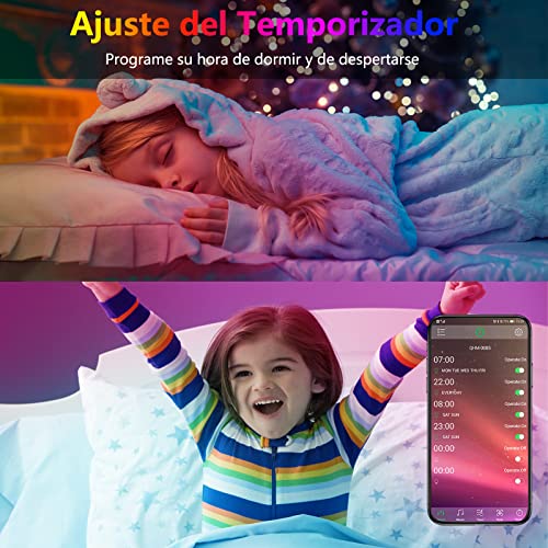 GUSODOR Luces Led 20m Tira Led RGB con Controladas por APP Luces Led Habitacion, Tiras LED Adhesivas Leds Habitacion con 16 Milliones de Colores, Sincronización Musical, Modo de Temporización