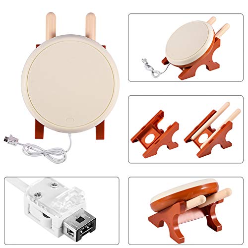 GUSTAR Baquetas para Juegos, Controladores de Juegos, Baquetas con Cable Taiko No Tatsujin, Plug and Play, adecuadas para Videojuegos de Control Remoto de la Consola Nintendo Switch