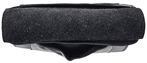 Gusti Cuero Studio WREN Bolso de Cuero Bolsa para el Tabaco de Liar Piel de Vaca Vintage Retro Negro 2T10-22-9