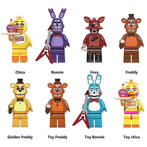 Gwgbxx 1 PC Game Figura De Juguete Figuras Pesadilla Chica Bonnie Bonnie Foxy Oro Oso Juguetes Figuras De Acción (Color : Pink)
