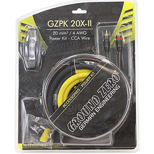 GZPK 20X-II Ground Zero 4 AWG Kit de cableado
