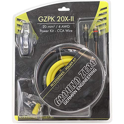 GZPK 20X-II Ground Zero 4 AWG Kit de cableado