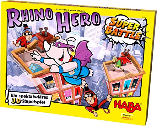 Haba 302808 - Juego de construcción Rhino Hero - Super Battle Haba 302808 - Juego de construcción Rhino Hero - Super Battle