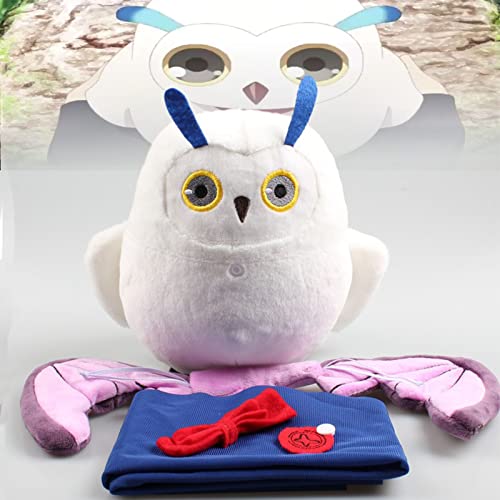 HAIFENGDA Tales of Arise Hootle Plushie, 7.8"Anime Owl Plush Toys, Desmontable Cute Cartoon Soft Stuffed Animals Toys, Collection Doll Gifts para fanáticos o niños