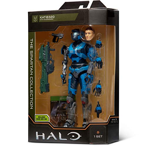 Halo 6.5" The Collection-Spartan Kat with Magnum & Spartan Laser Figura de Leyendas Surtidas Pulgadas, Multicolor (Jazwares, LLC HLW0019)