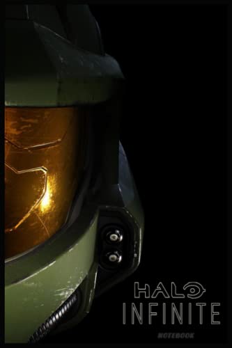 Halo Infinite notebook: first-person shooter video game notebook 6X9 120 pages, for diaries, plans, Christmas gift, birthday gift