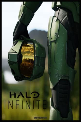 Halo Infinite notebook: first-person shooter video game notebook 6X9 120 pages, for diaries, plans, Christmas gift, birthday gift