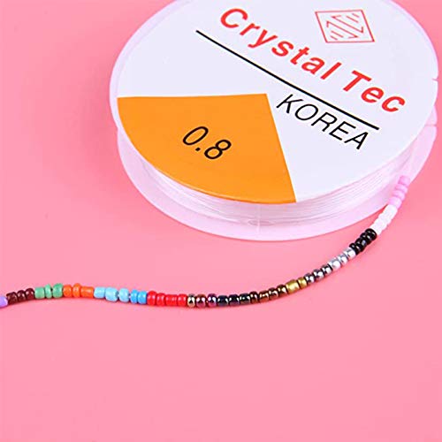 Hanbee Cuentas de Colores 24000 Piezas 2mm Mini Cuentas y Abalorios Cristal para DIY Pulseras Collares Bisutería (24 Colores)