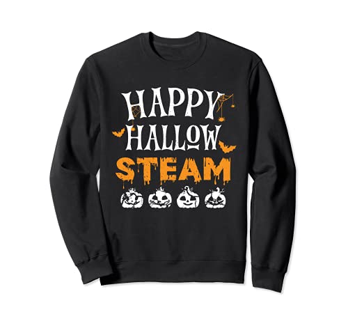 Happy Hallow STEAM Educador de Halloween Spooky School Profesor Sudadera