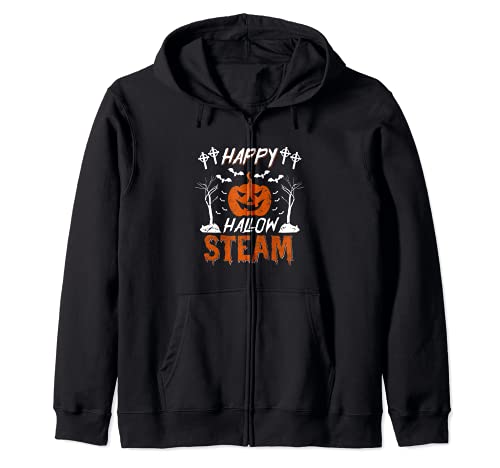 Happy Hallow STEAM Educador de Halloween Spooky School Profesor Sudadera con Capucha