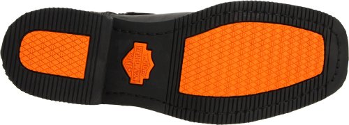 HARLEY-DAVIDSON EL PASO /BLK SHORT HARNESS W/INSIDE ZIP 94422 - Botas de cuero para hombre, color negro, talla 44