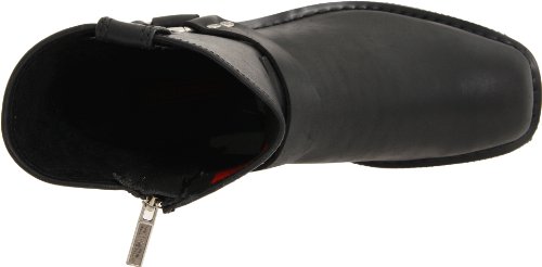 HARLEY-DAVIDSON EL PASO /BLK SHORT HARNESS W/INSIDE ZIP 94422 - Botas de cuero para hombre, color negro, talla 44