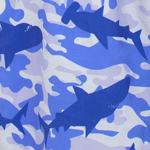 Harry Bear Bañador para Niño Camuflaje Tiburones Azul 6-7 Años