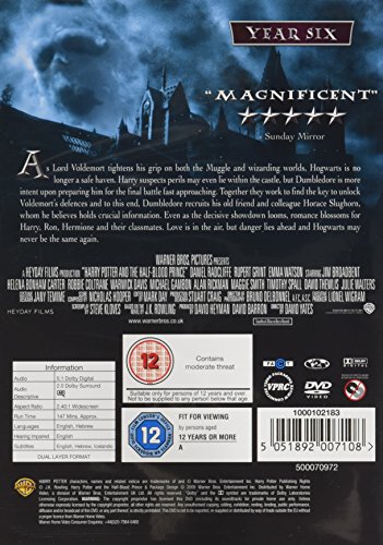 Harry Potter And The Half-Blood Prince [Edizione: Regno Unito] [Italia] [DVD]