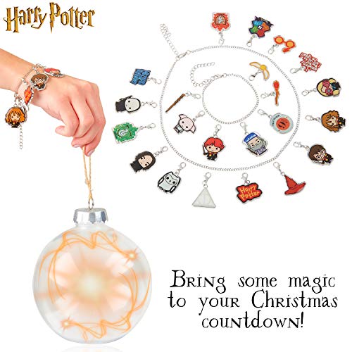Harry Potter Calendario Adviento 2021, Calendario Adviento Joyas para Mujer, Adolescentes y Niñas con 24 Accesorios