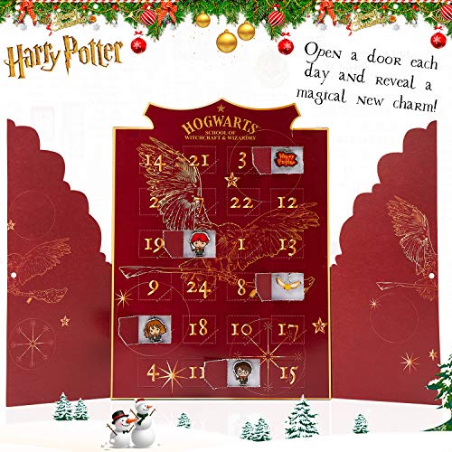 Harry Potter Calendario Adviento 2021, Calendario Adviento Joyas para Mujer, Adolescentes y Niñas con 24 Accesorios