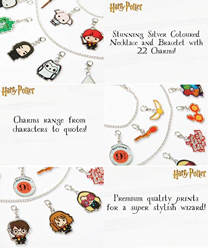 Harry Potter Calendario Adviento 2021, Calendario Adviento Joyas para Mujer, Adolescentes y Niñas con 24 Accesorios